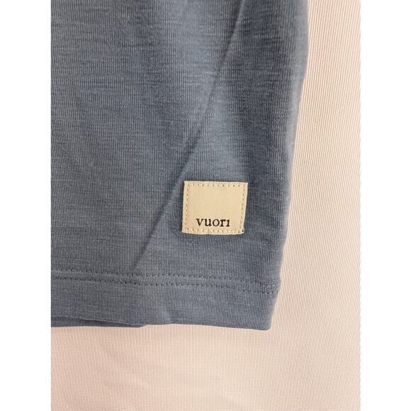 NWT Vuori Current Tech Tee in Pond size Large - Picture 3 of 6